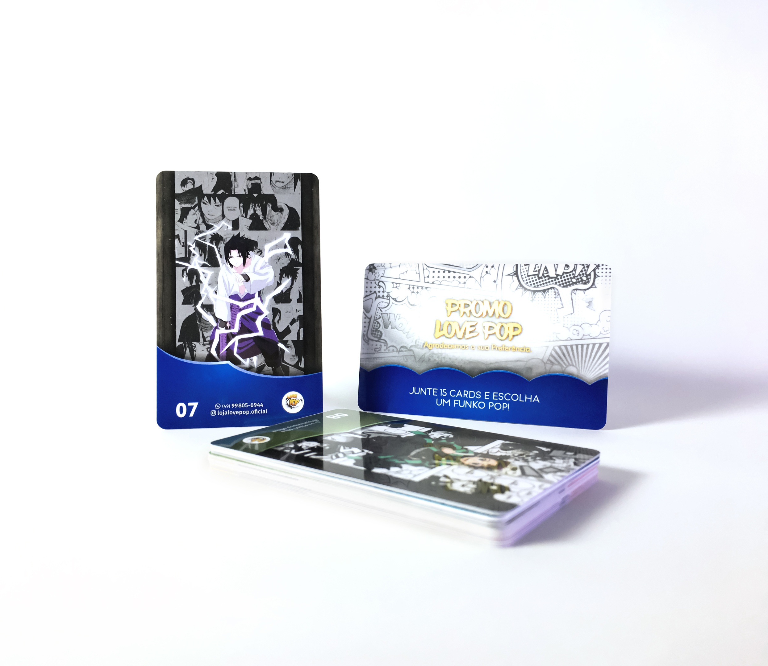 Cartões para Colecionar Personalizados em PVC