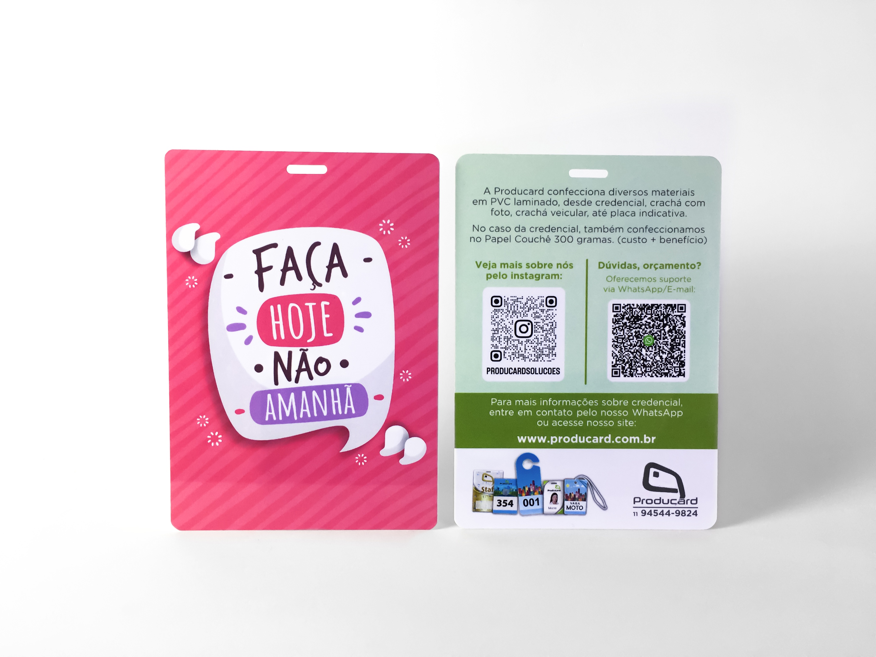 Credencias para eventos em São Paulo