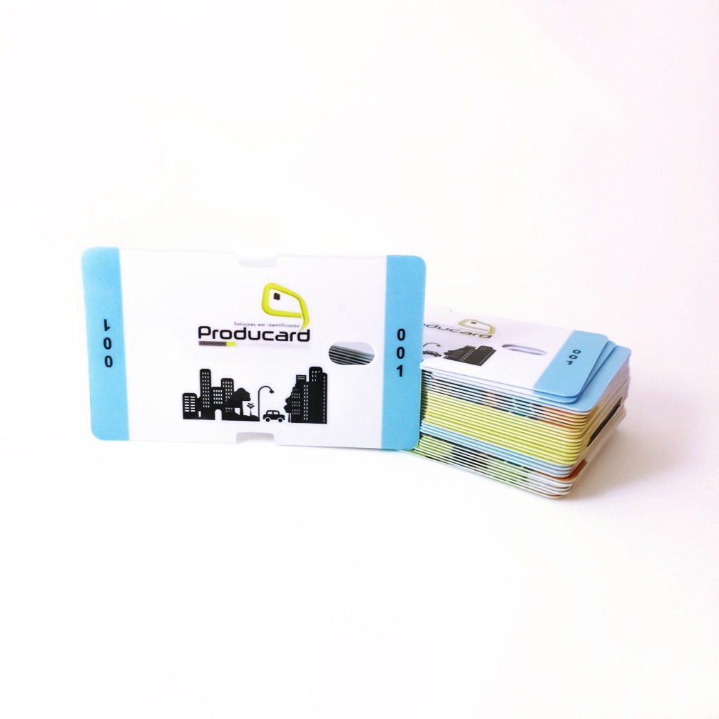 Cartão para Trava de Carrinho de Compras de Condomínio