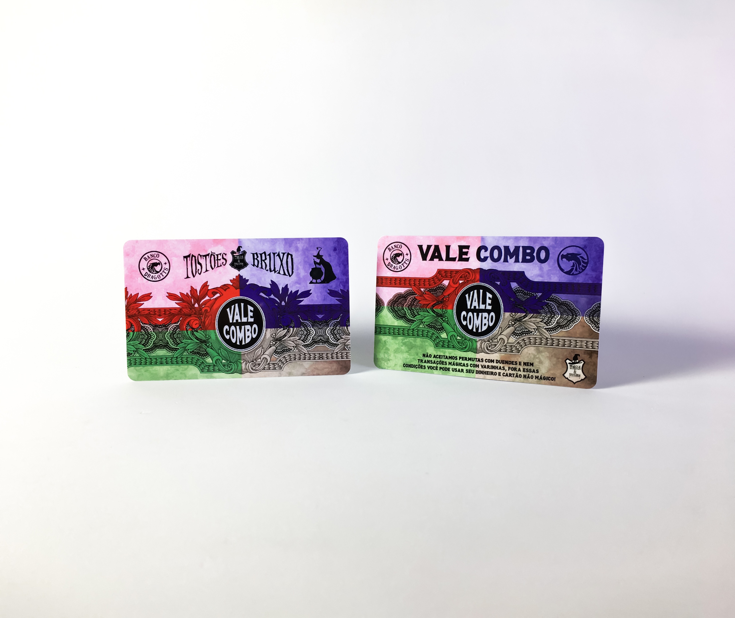 Cartões para Vale-presentes de Lojas e Estabelecimentos